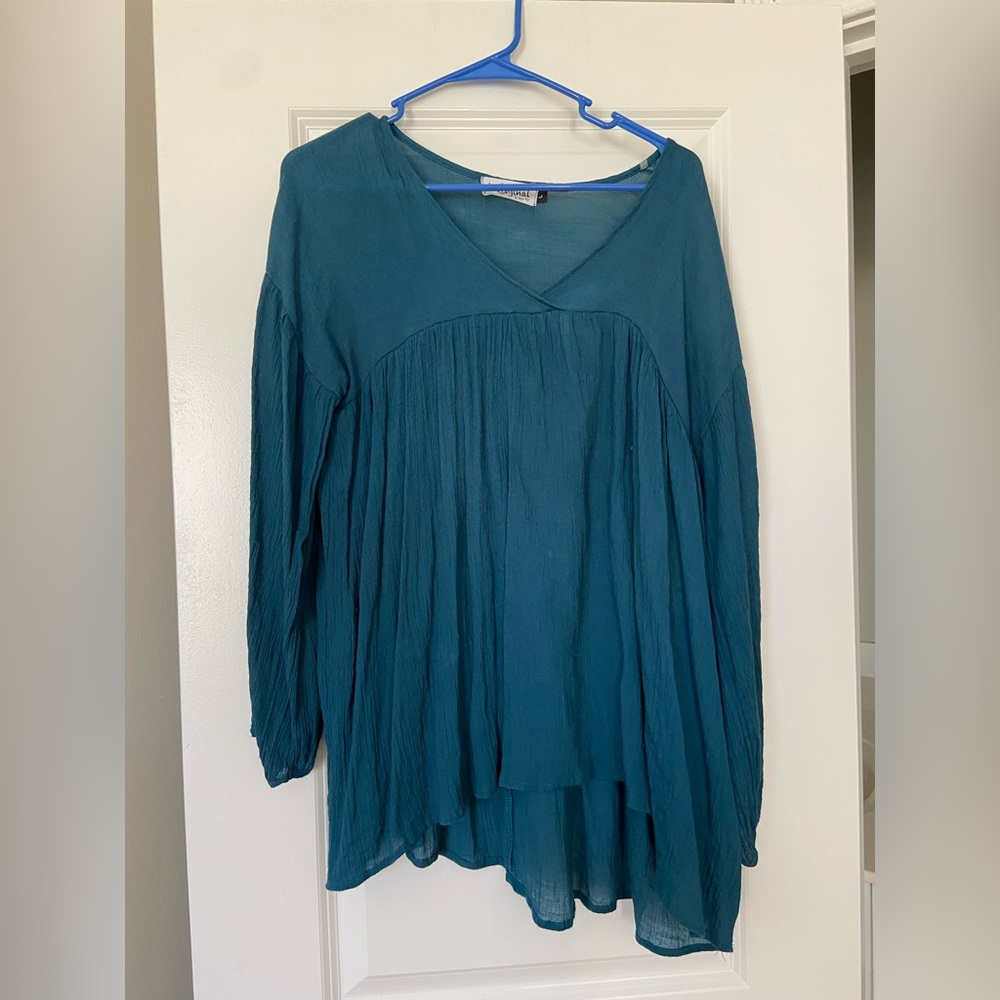 Blue top!
